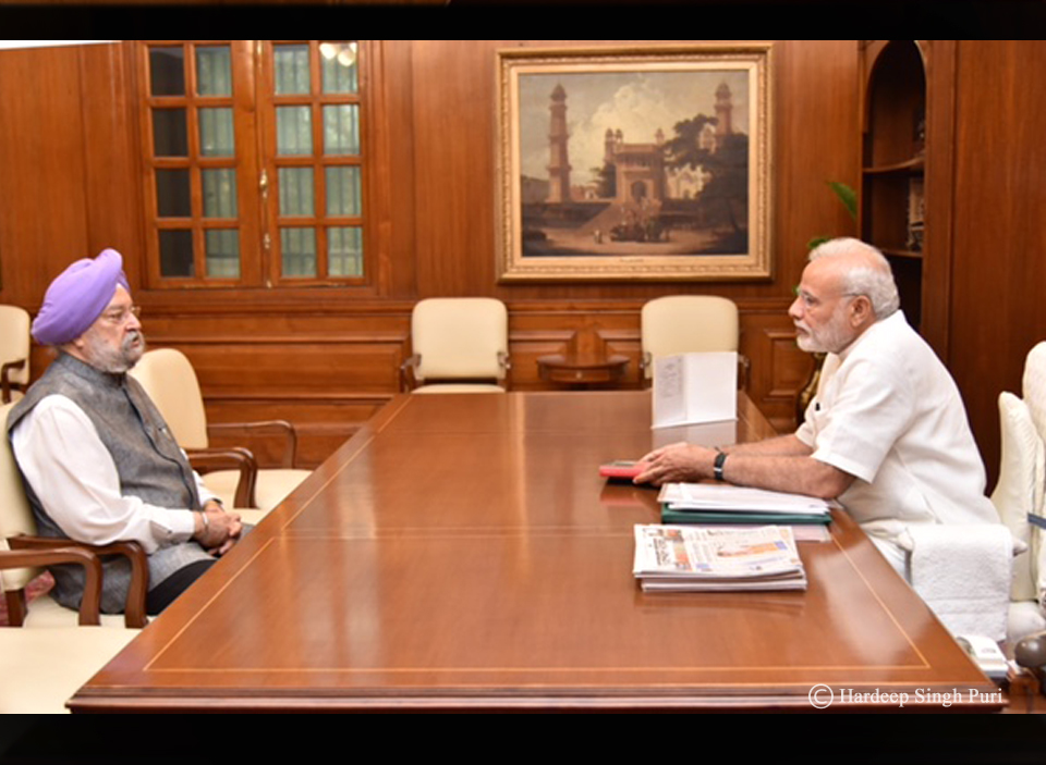 Narendra Modi sitting